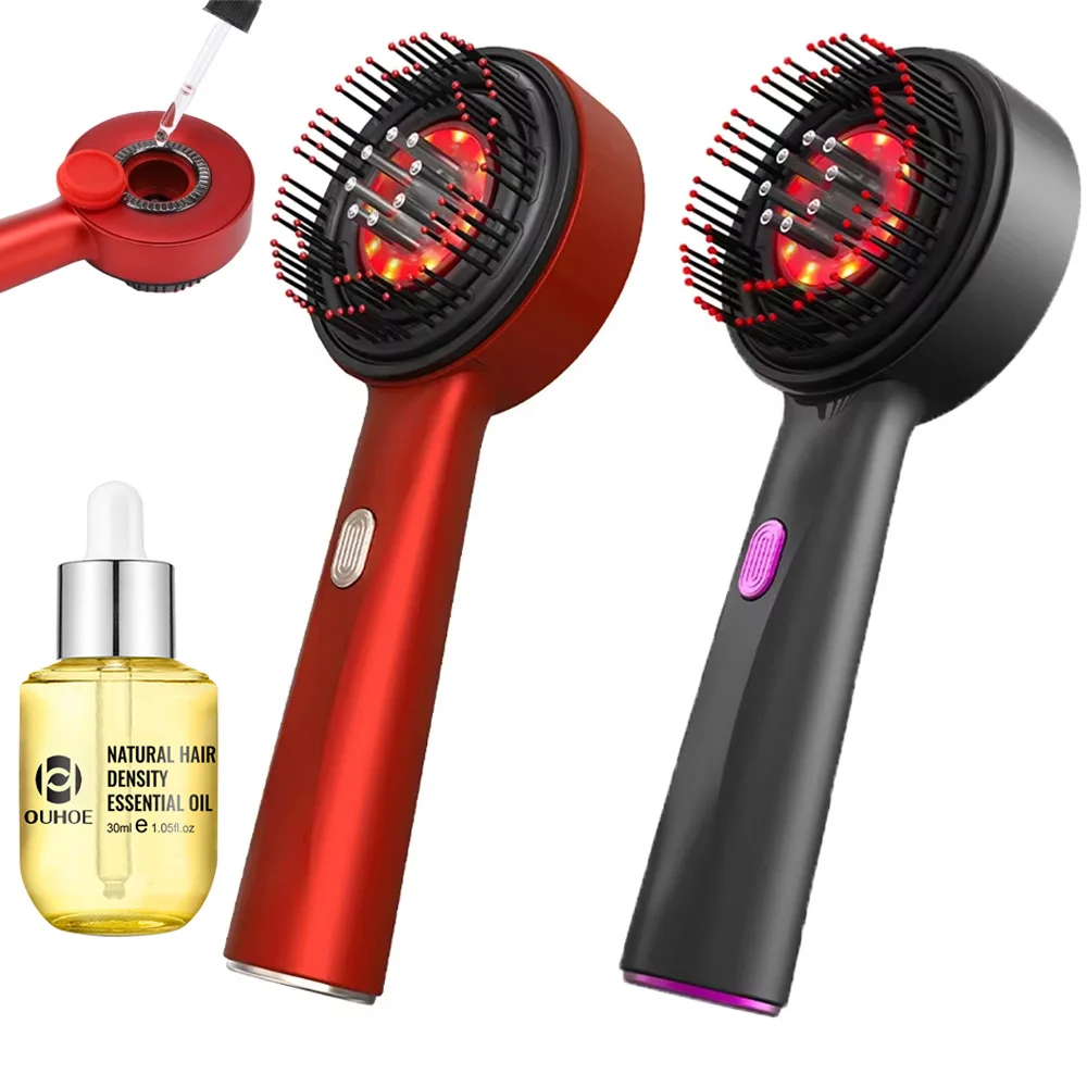 Hair Growth Serum Oil - Sisir Pijat Kulit Kepala 630nm Pemijat
