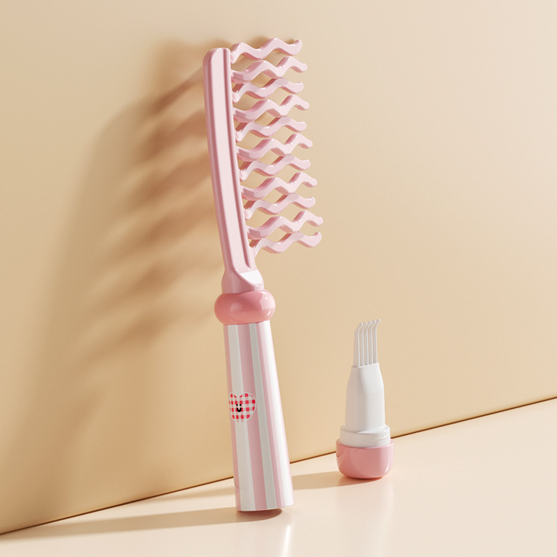 Hair Care Wavy Hair - Sisir Penata Rambut Bergigi Bergelombang Dua