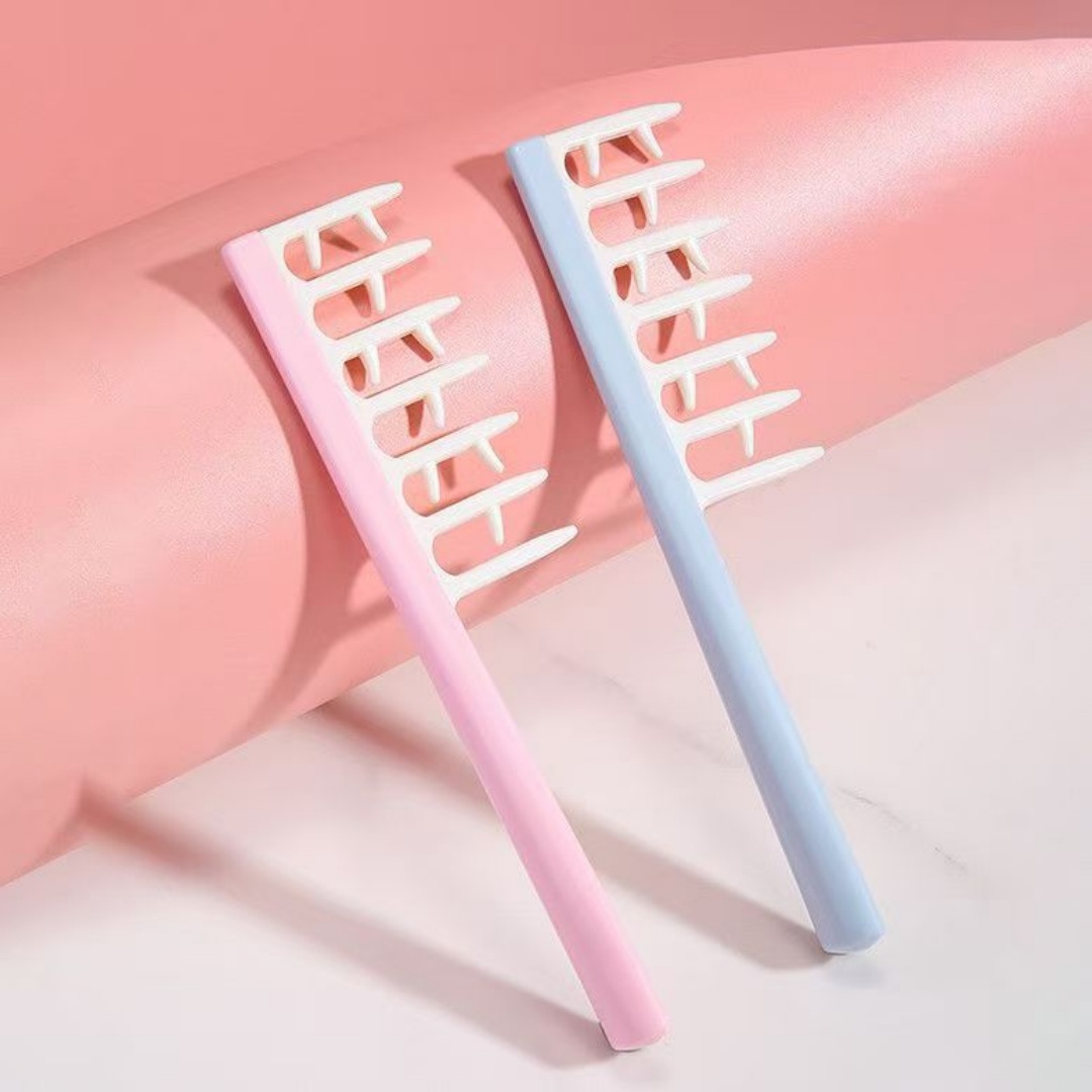 Sisir Jahitan Rambut Bentuk Ta - Hair Care Wavy Hair ulasan dan harga