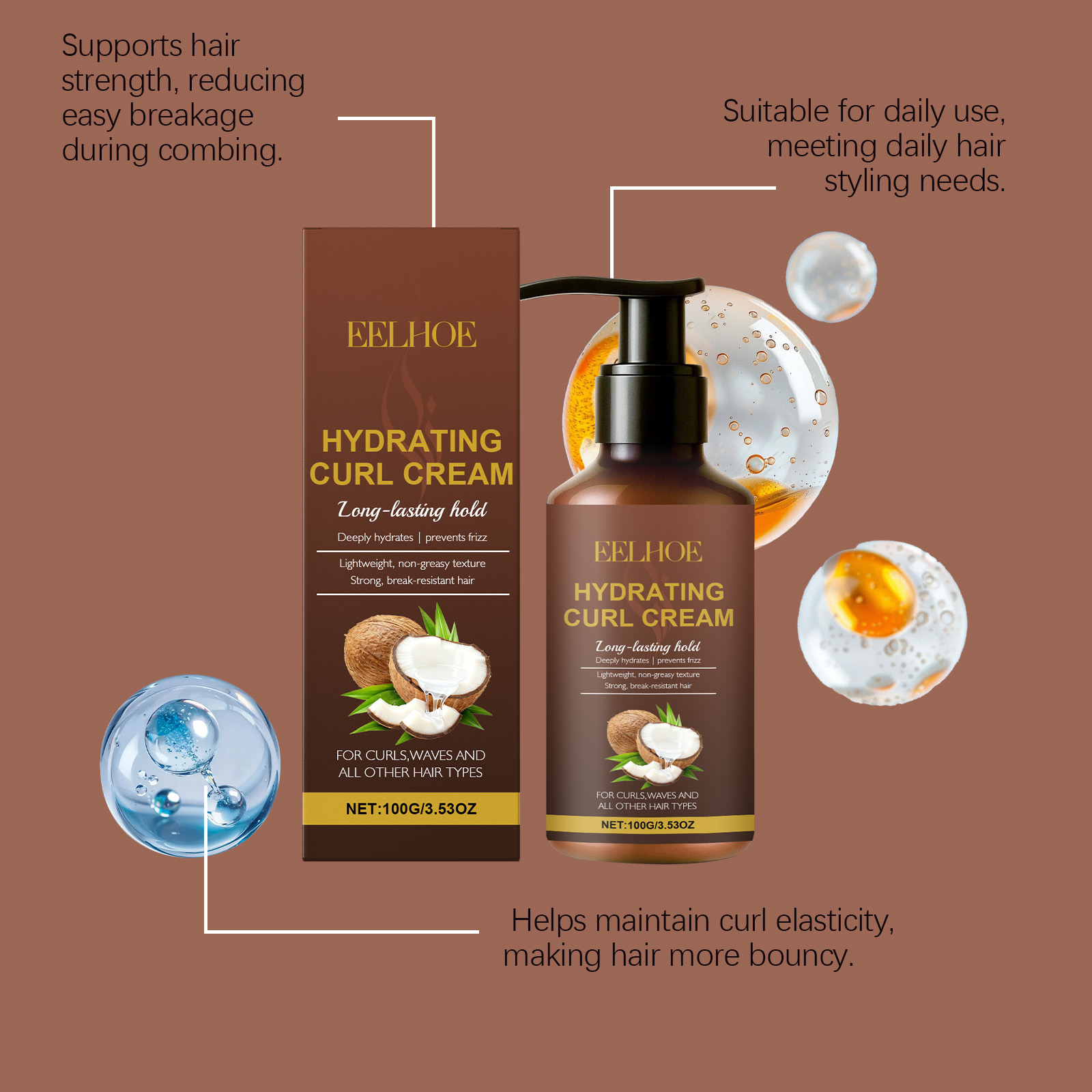 Krim Penata Rambut Keriting un - Hair Care Wavy Hair ulasan dan harga