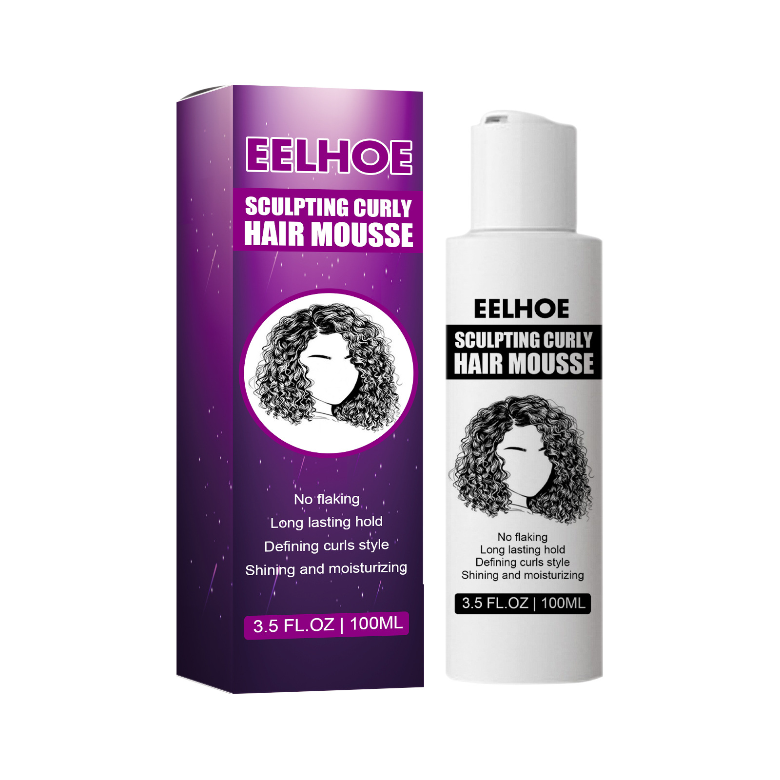 EELHOE Keriting Elastin Mousse - Hair Care Wavy Hair ulasan dan harga