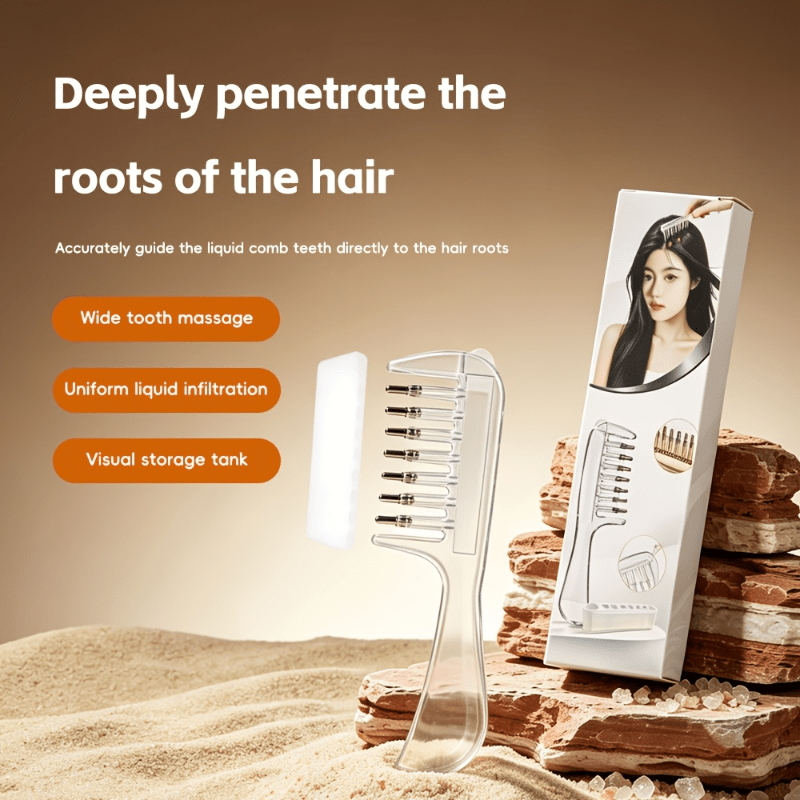 Sisir Rambut Transparan untuk  - Hair Growth Serum Oil ulasan dan harga