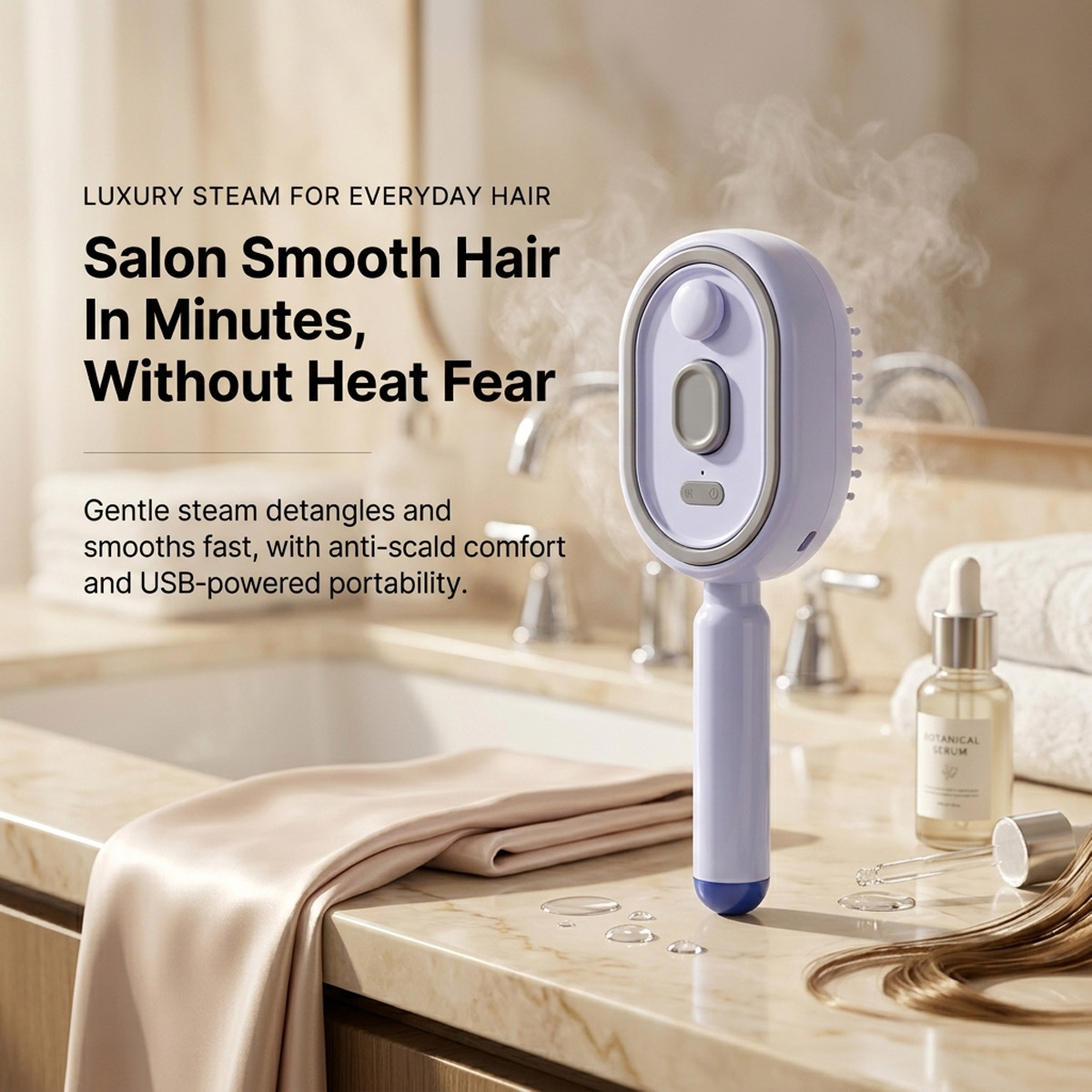Sisir Rambut Elektrik Pembersi - Hair Care Is Self Care ulasan dan harga