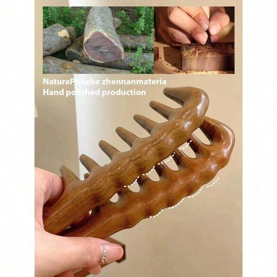 Sisir Kayu Cendana Alami Bergi - Hair Care Wavy Hair ulasan dan harga