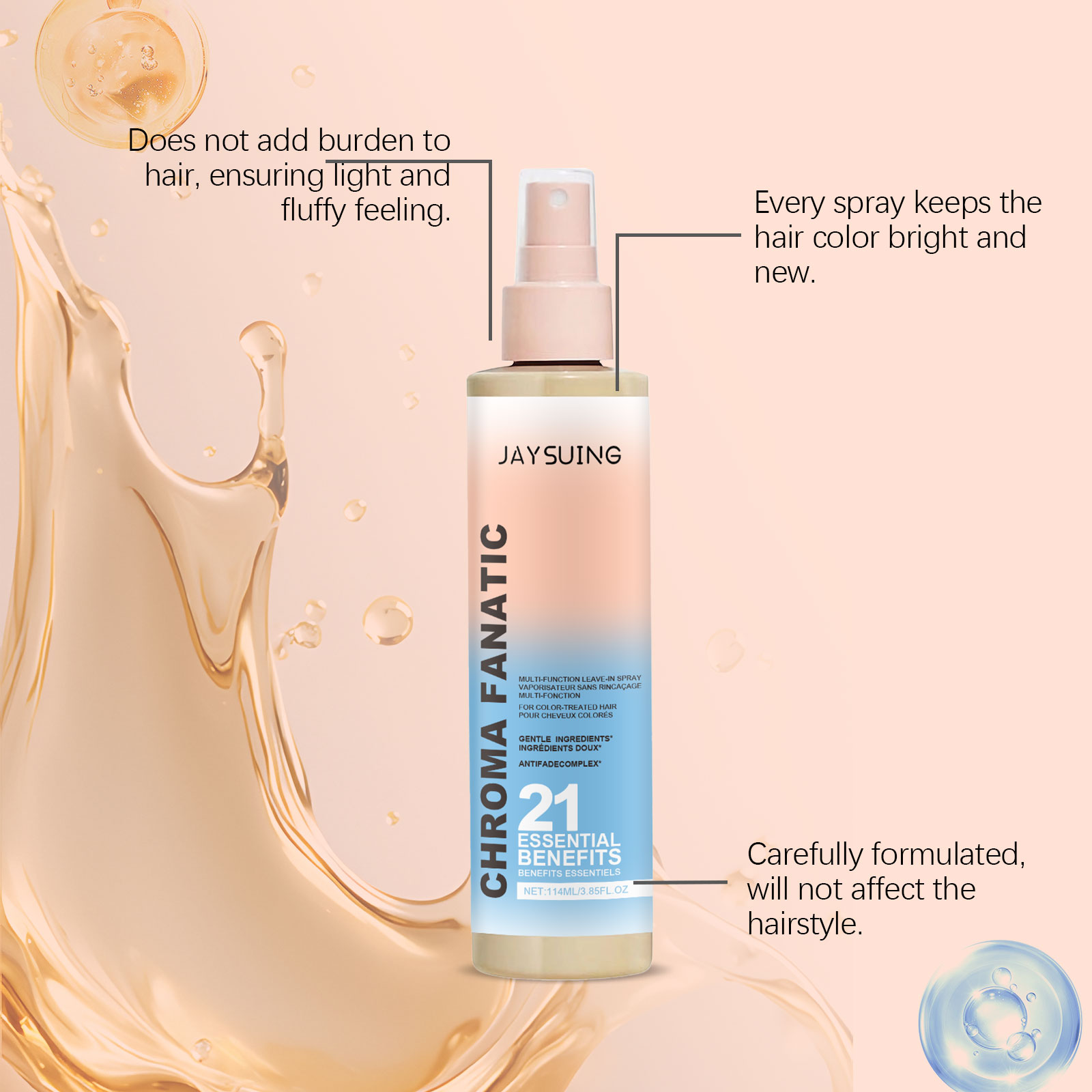Semprotan Pelembab untuk Peraw - Hair Care Essence Oil Spray ulasan dan harga