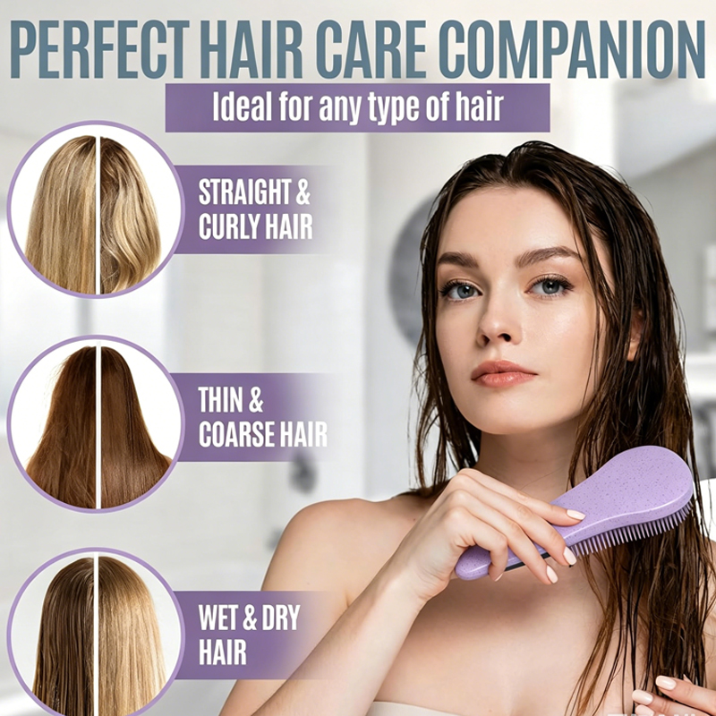 Set Sikat Pijat Kulit Kepala d - Hair Care Kit ulasan dan harga