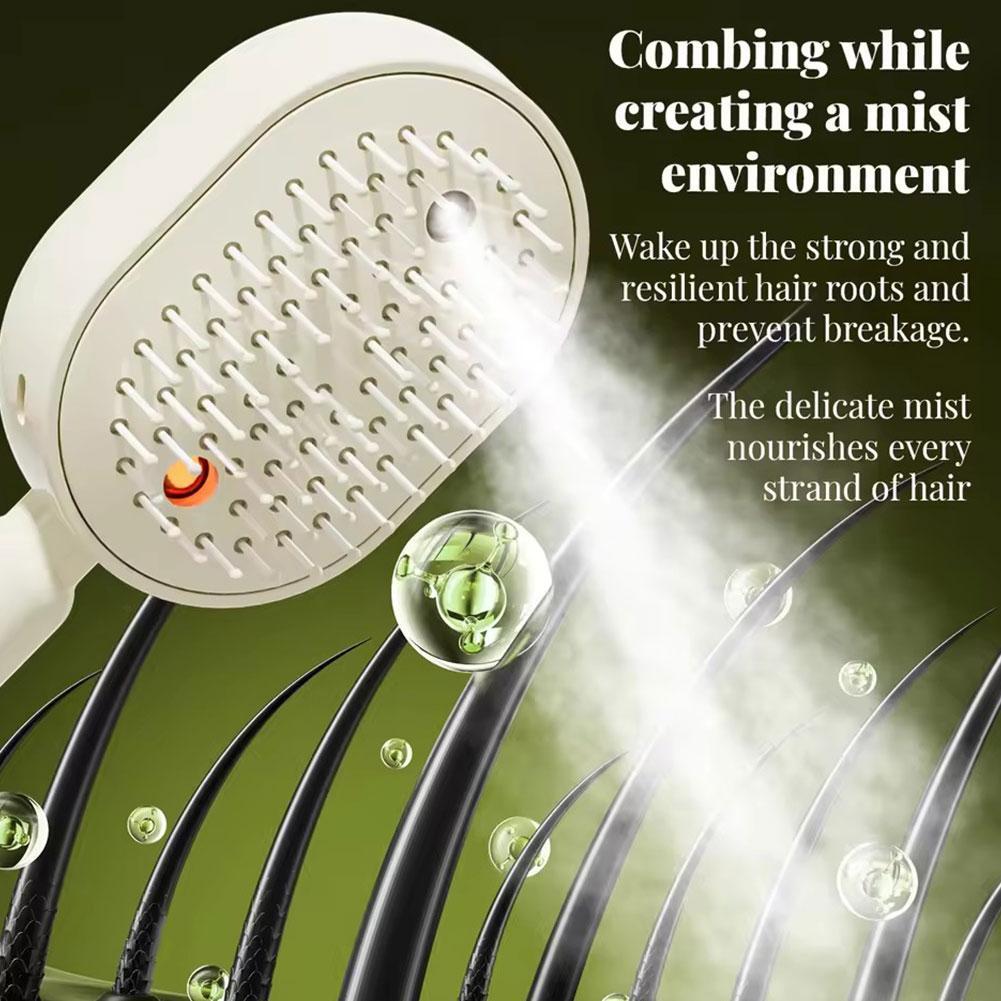 Sisir Pijat Elektrik Semprot U - Hair Care Essence Oil Spray ulasan dan harga