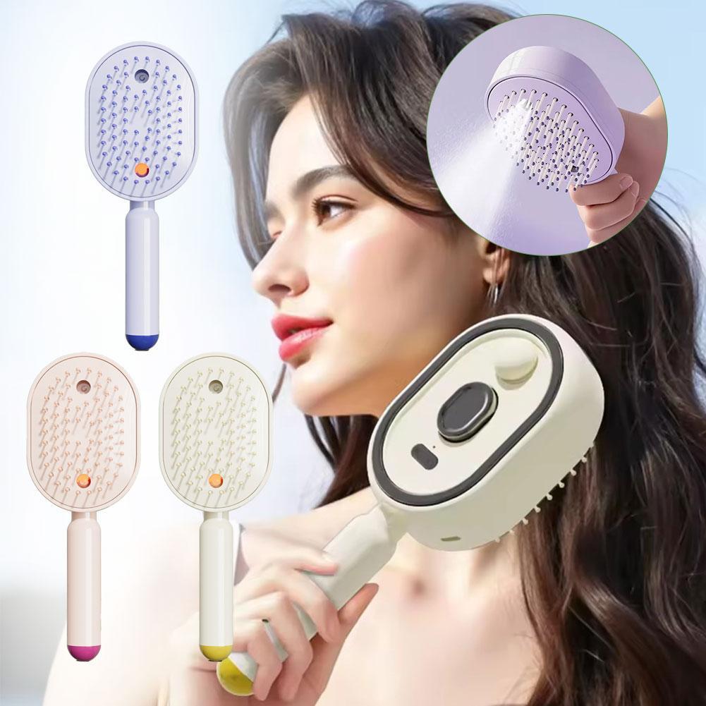 Sisir Pijat Elektrik Semprot U - Hair Care Essence Oil Spray ulasan dan harga