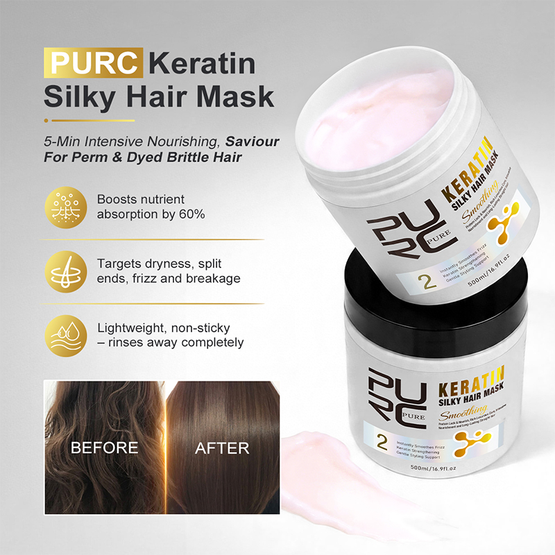 Perawatan Rambut PURC Keratin  - Hair Care Hair Mask ulasan dan harga