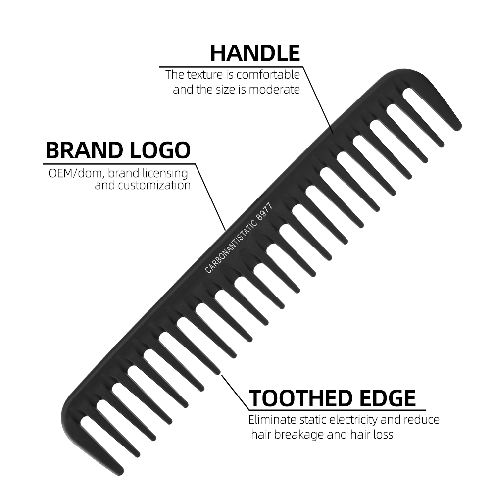 Sisir Keriting Gigi Lebar Sisi - Hair Care Wavy Hair ulasan dan harga