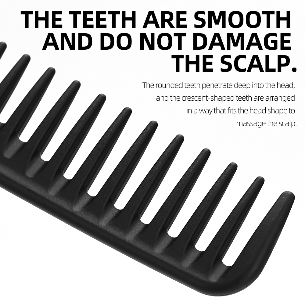 Sisir Keriting Gigi Lebar Sisi - Hair Care Wavy Hair ulasan dan harga