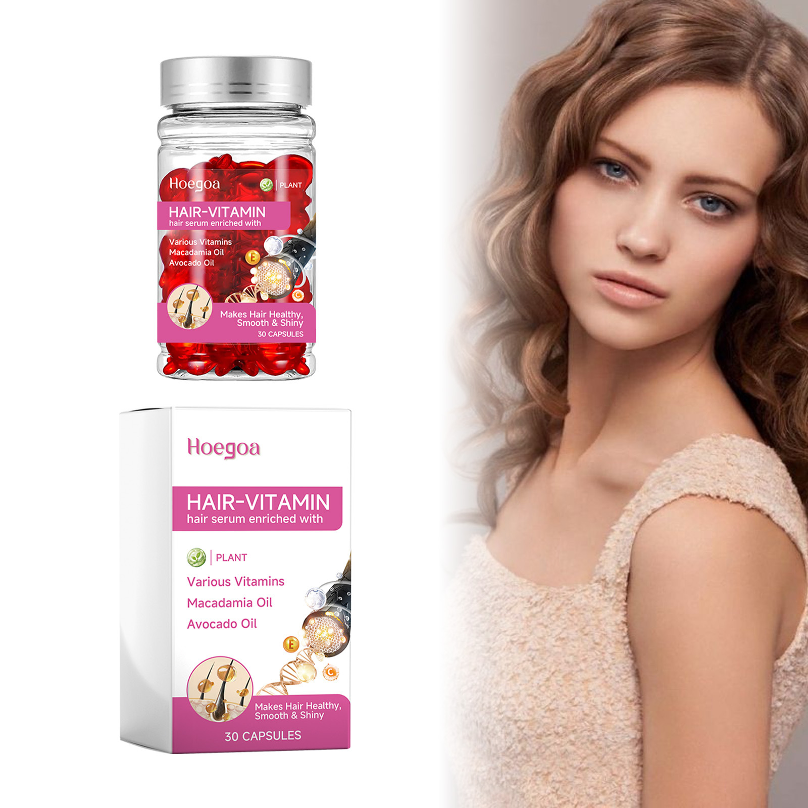Kapsul Serum Penumbuh Rambut V - Hair Growth Serum Oil ulasan dan harga