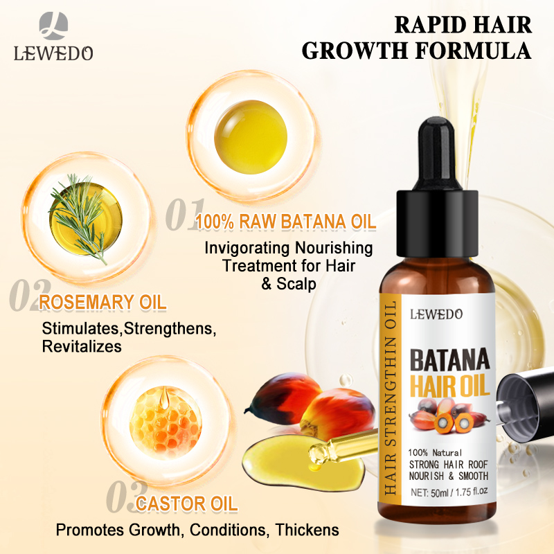 LEWEDO Batana Oil Hair Growth  - Hair Care Essence Oil Spray ulasan dan harga