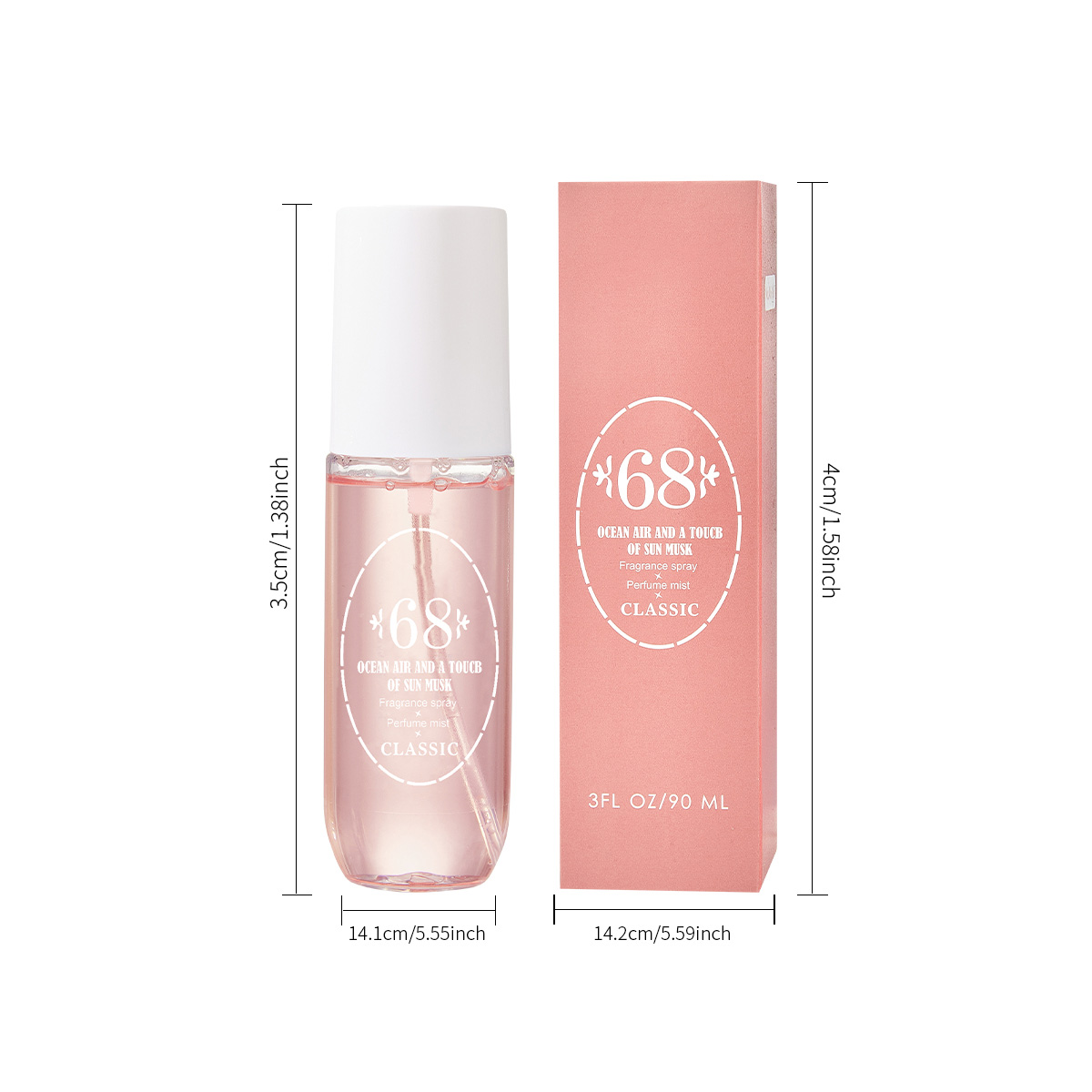 Parfum Mist Body Spray 5 Aroma - Hair Care Spray ulasan dan harga