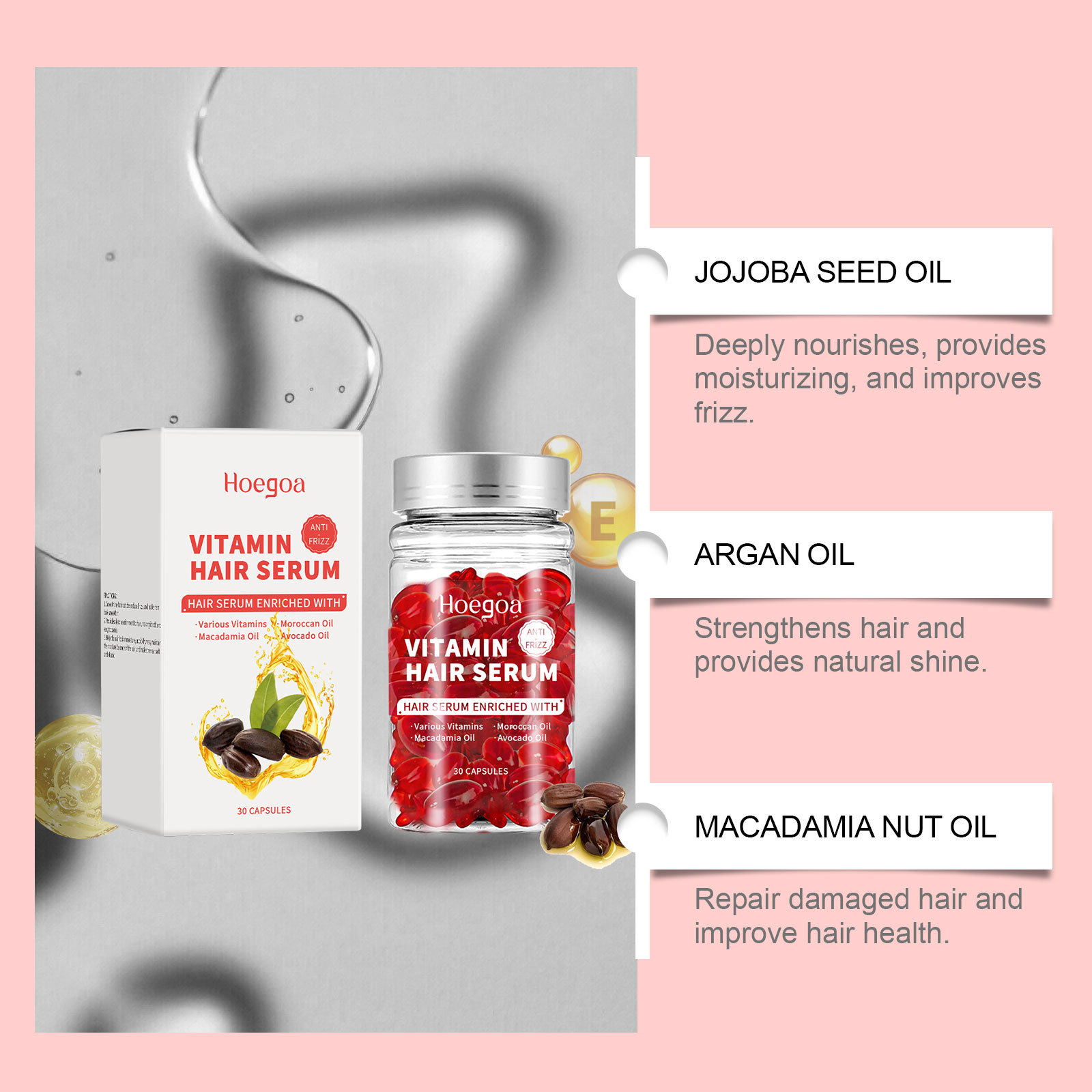 Kapsul Serum Perawatan Rambut  - Hair Growth Serum Oil ulasan dan harga